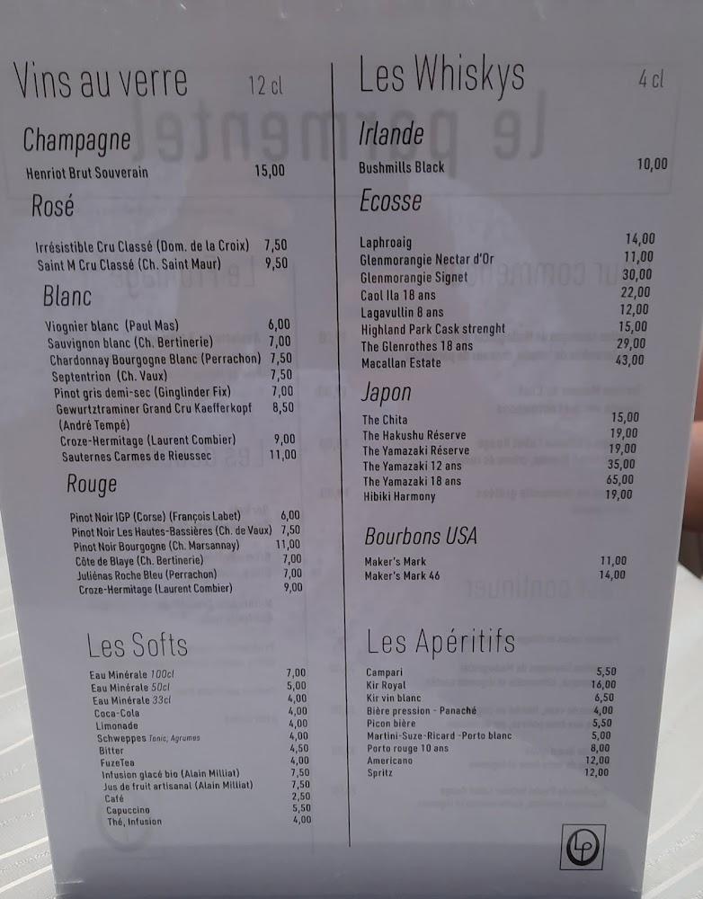 Restaurant Le Parmentel By Julie - Menu Image 2